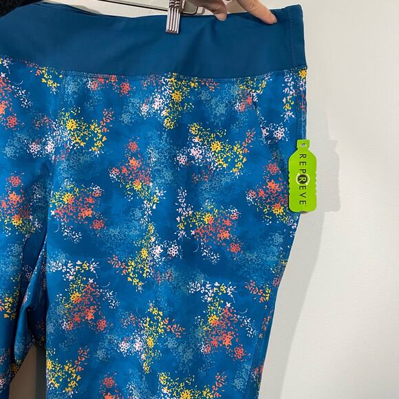 Lands' End Women's Teal Speckle Graphics Repreve Active Pants Size 3X NWT - Picture 7 of 10